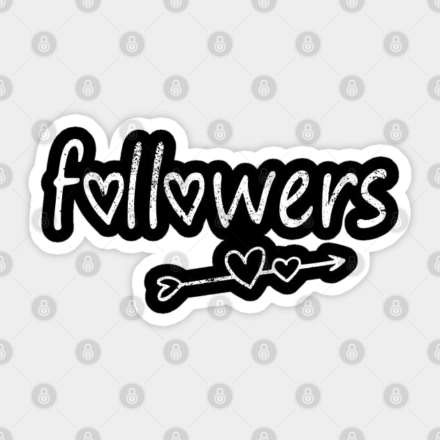 As the production continues, the number of followers Sticker by kadoja